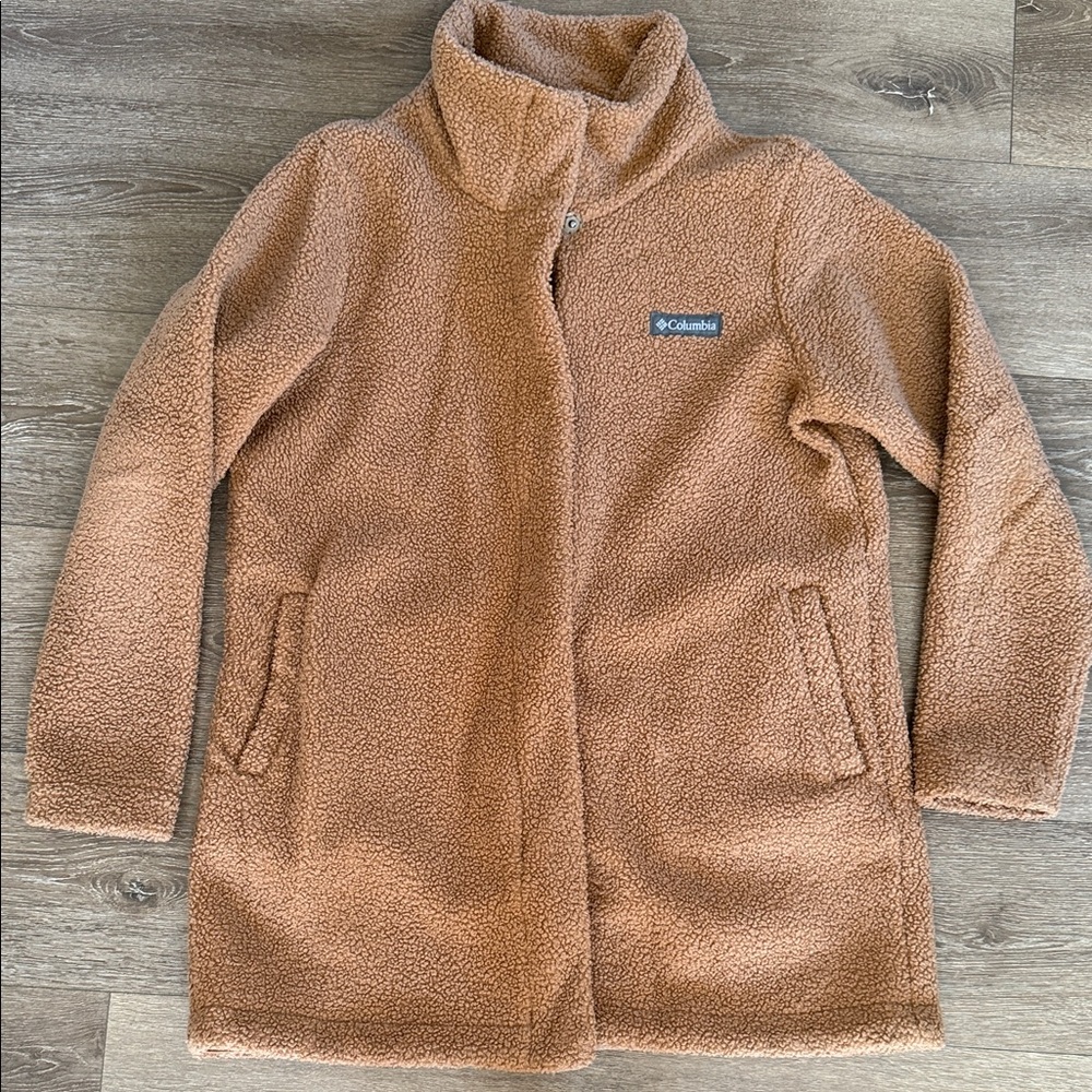 Columbia Teddy Jacket in Warm Brown